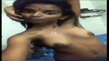 Homely Tamil College Girl Making Her Own Nude Video
