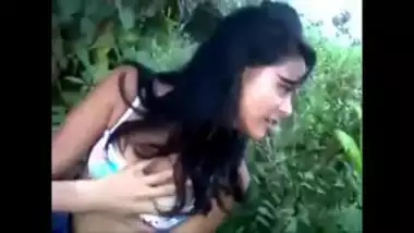 Nepali Sex Mobi Hd Sister - Sexy nepali girl riding penis of lover with ass in forest indian sex video