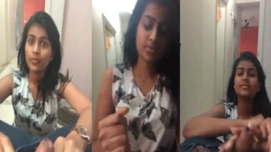 Desi naughty handjob MMS video taken by a horny lover