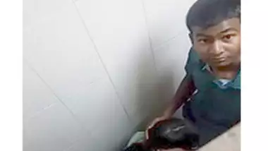 Collage lover caught on toilet