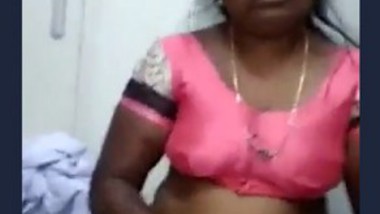 Watch Tamil Aunty Boob Press Give