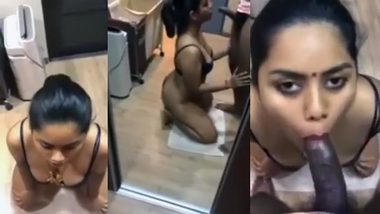 Lahkasxe - A desi wife give a awesome blowjob on husband's co worker friend in hotel  indian sex video