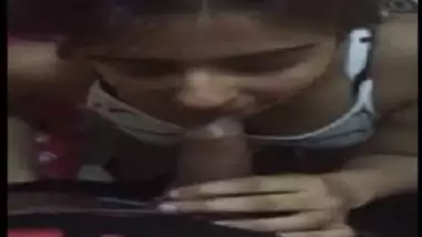Rich indian girl drinking cum after blowjob