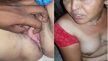 Mature indian reaches highest point of xxx pleasure masturbating indian sex  video