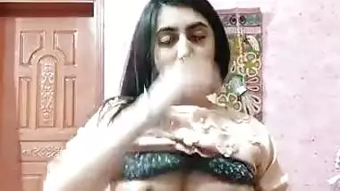 Desi Sexy Girl showing boobs and Ass 2 clips part 4