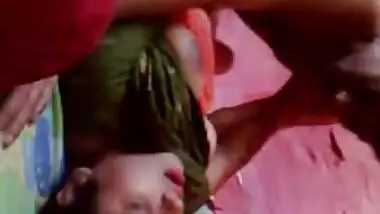 Pune aunty getting boobs squeezed one by one...