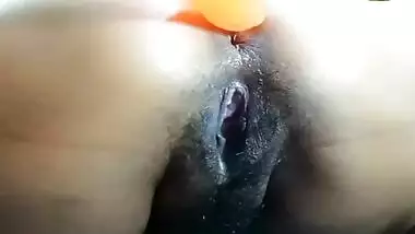 Desi boudi fuck hairy pussy & ass with dildo