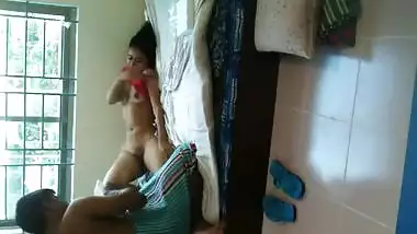desi young tamil couple fucking in bedroom with clear audio