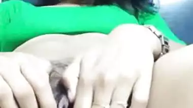 Horny desi girl fingering her juicy spread pussy