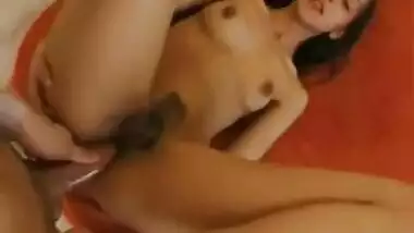 Pretty NCR Hottie Masturbating On The Floor Using A Dildo