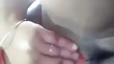 Girl Showing And Rubbing Pussy