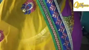 Indian buty women saree wearing