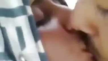 Desi Cute Hijabi Girl Boob Sucking By Lover