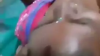 A 19-year-old village girl enjoys a desi threesome