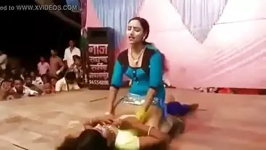 Telugu recording dance showing a lesbian act