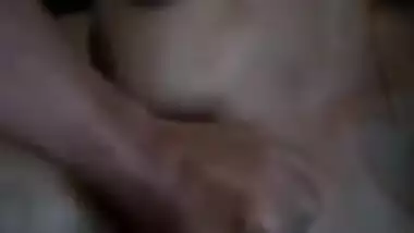 Man penetrates loved Desi woman who is flop in bed during XXX fucking