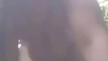 Big boob lady enjoys desi outdoor sex with a gardener