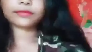 Desi sexy girl live video call with her boyfriend
