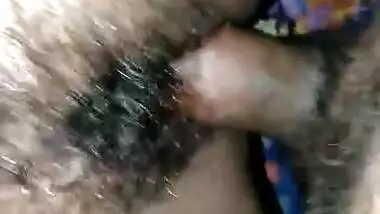 Hairy fat Indian pussy getting fucked by neighbor