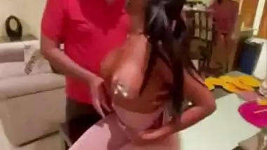 Desi latest mms XXX videos, Indian Sardarji tasting boobs of foreign girls