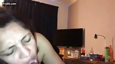 Married Indian Wife Blowjob