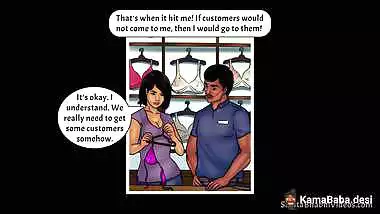 Naughty savita bhabhi lures the bra salesman with her charm