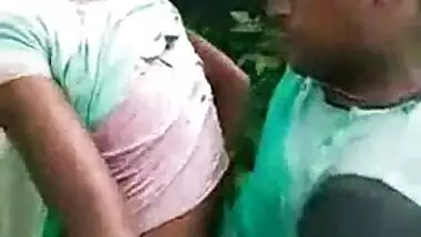 Poor village girl fucked by a gang in the forest