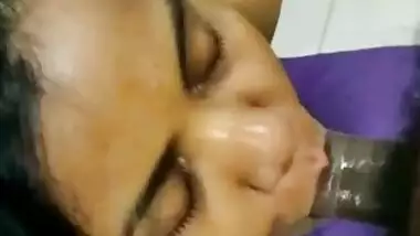 Fucking mouth of sexy Tamil wife