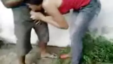 Desi College Girl Having Threesome With Classmates Outdoor
