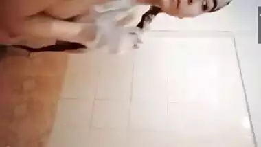 Beautiful girl shower