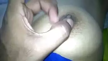 NRI boobs squeezed hard