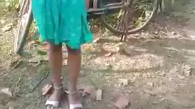 Dehati girl captured topless after sex