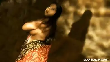 Seductive Indian Babe Dancing