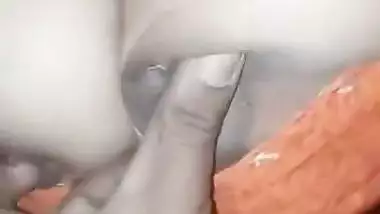 Desi Wife Boob pressed by debor