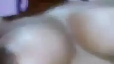 Chubby Indian village XXX girl plays with her pink pussy on selfie cam MMS