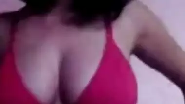 Sexy Indian Girl Sanjana Shows Her Boobs On Video Call Part 9