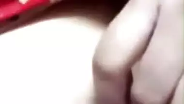 Beautiful Pakistani houseife showing boobs on video call