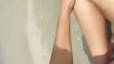 A real beach sex recorded at Goa