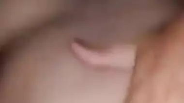 Very horny girl masturbating with clear talking