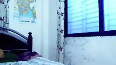 Desi lovers enjoying hot bedroom sex MMS video