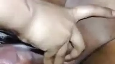 Girl licking ass blowing dick