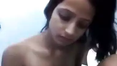 Desi girlfriend home sex with her bf MMS episode