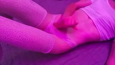 Small Femboy playing with their ass and dick
