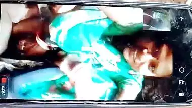Bhabhi boob show on WhatsApp desi video call