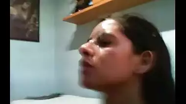 Indian porn episodes of a sexy college angel enjoying sex on livecam with lover