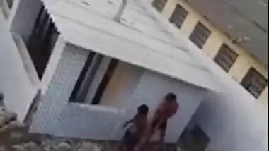 Unsatisfied aunty is caught fucking outdoor with brother of hubby, leaked Desi mms