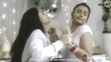 Desi lesbian sex video clip of two lesbian girls from series