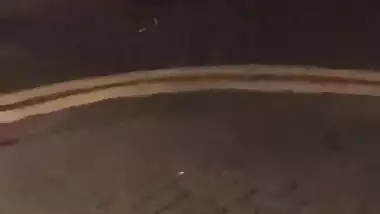 HORNY SLUT BABE CAUGHT SUCKING ON THE STREET