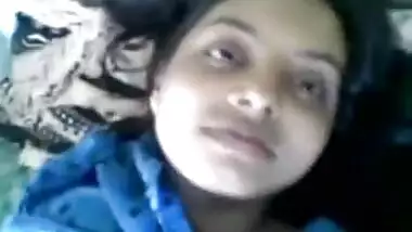 Squeezing Beautiful Indian girl's boobs