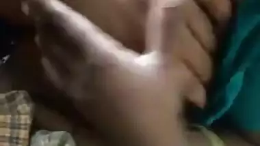 Pretty Indian female lets porn pervert touch titties on camera